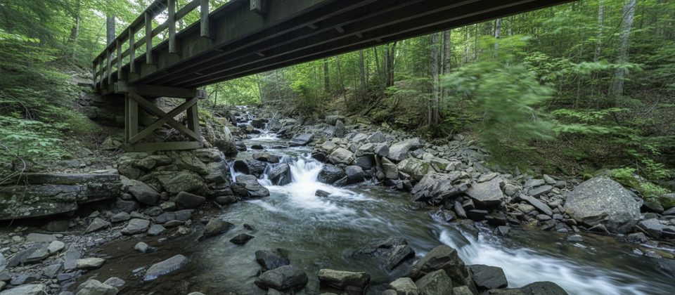 Track and Tower Trail Bridge, Algonquin Provincial Park