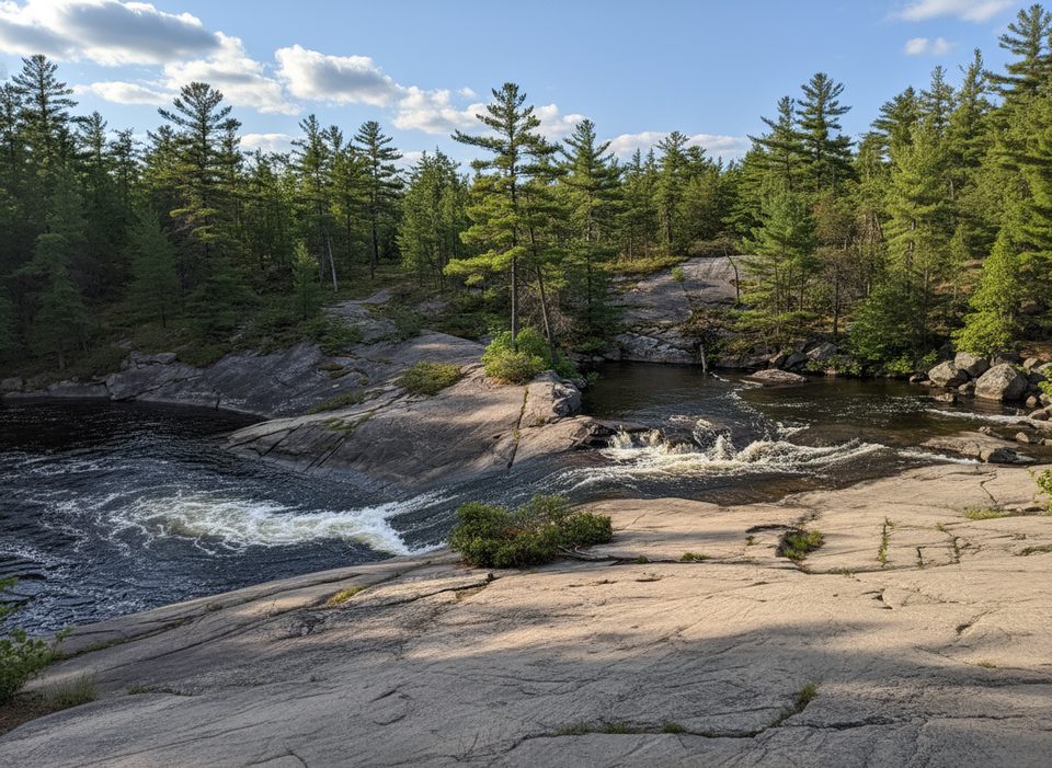 High Falls Natural Waterslide, Algonquin Provincial Park