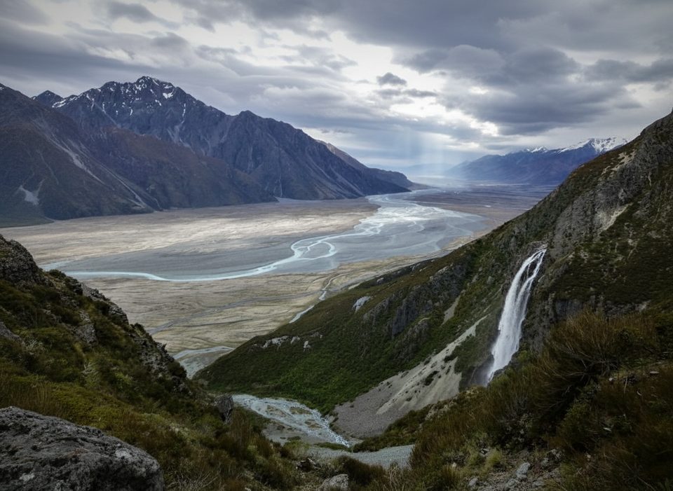 Wakefield Falls, Aoraki / Mount Cook National Park