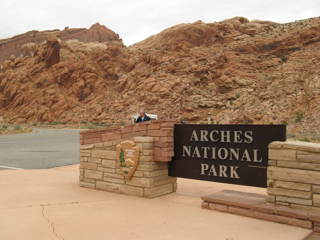 Arches National Park Entrance Sign, Arches National Park