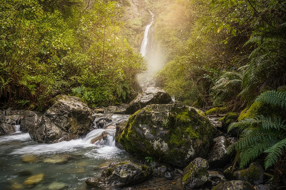 Avalanche Creek Waterfall, Arthur's Pass National Park