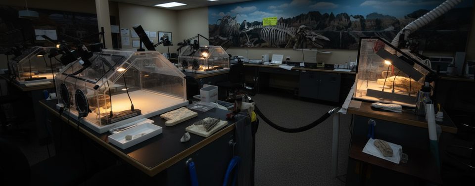 Fossil Preparation Lab, Badlands National Park