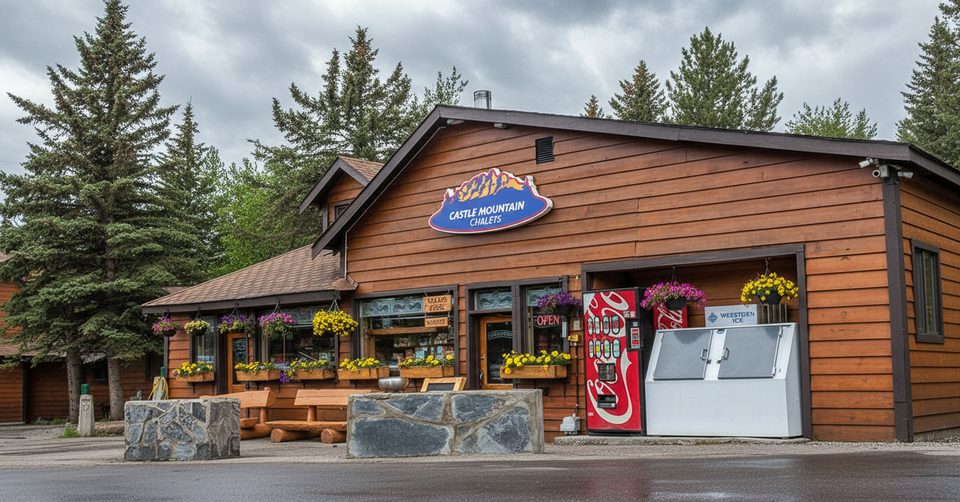 Castle Mountain Chalets Gas Station, Banff National Park