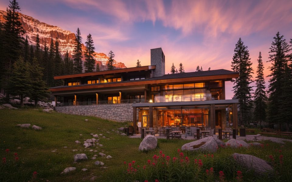 Moraine Lake lodge, Banff National Park