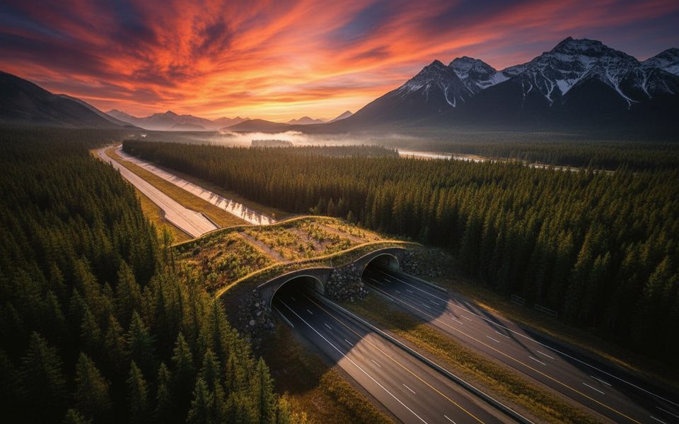 Wildlife Crossing Exhibit, Banff National Park