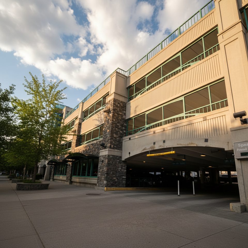 Banff - Bear Street Parkade, Banff National Park