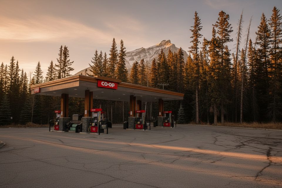 Co-op Gas Bar, Banff National Park