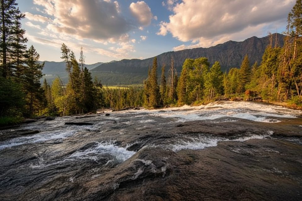 Crazy Creek Falls, Beartooth Highway