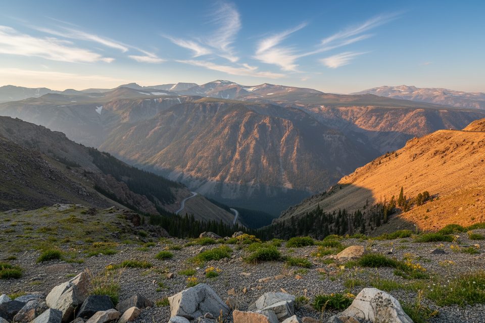 Quad Creek Scenic Overlook, Beartooth Highway