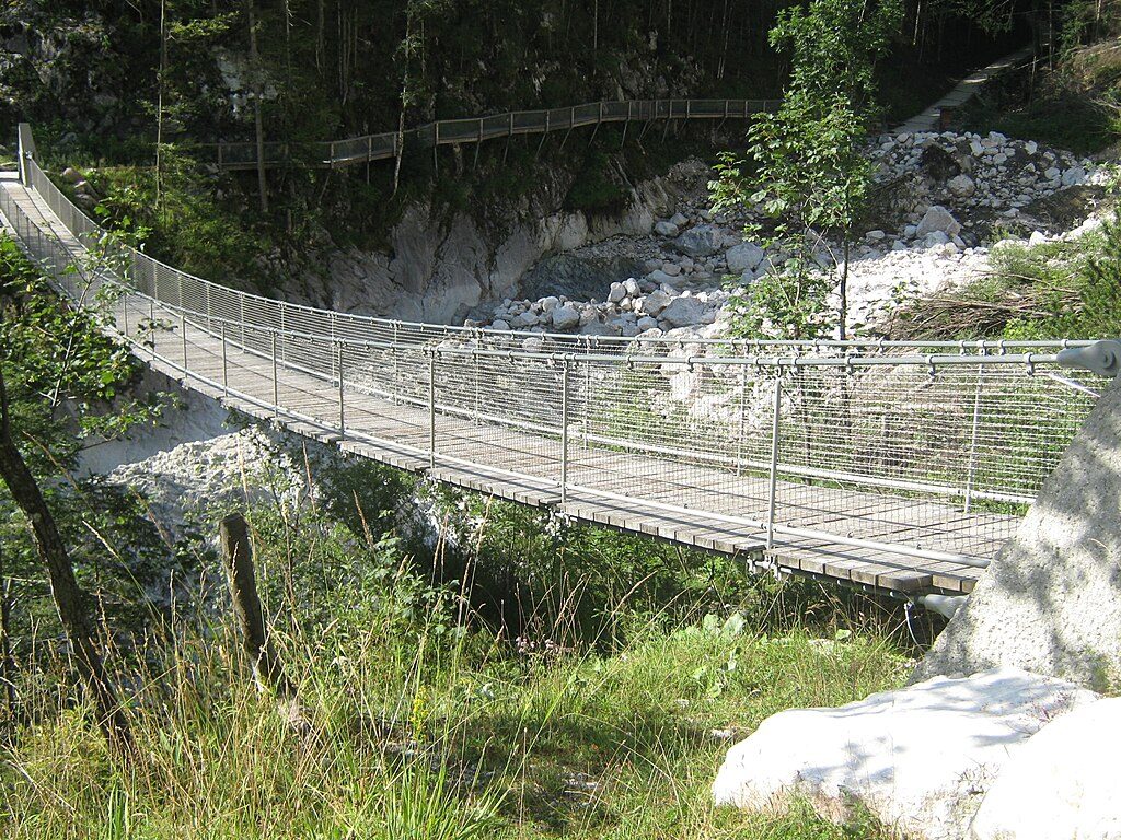 Klausbach Suspension Bridge (Hängebrücke), Berchtesgaden National Park