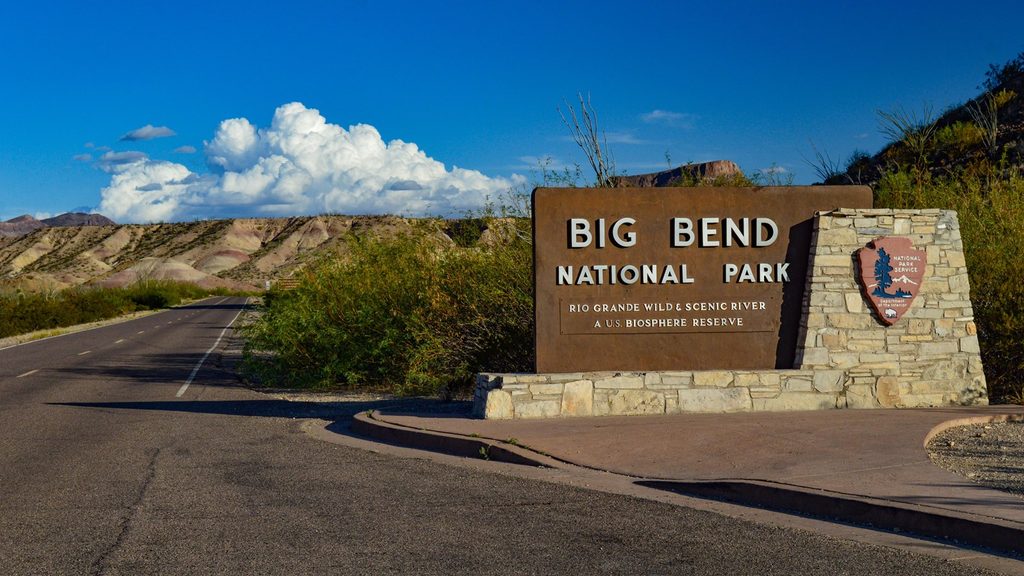 Big Bend National Park Entrance Sign, Big Bend National Park