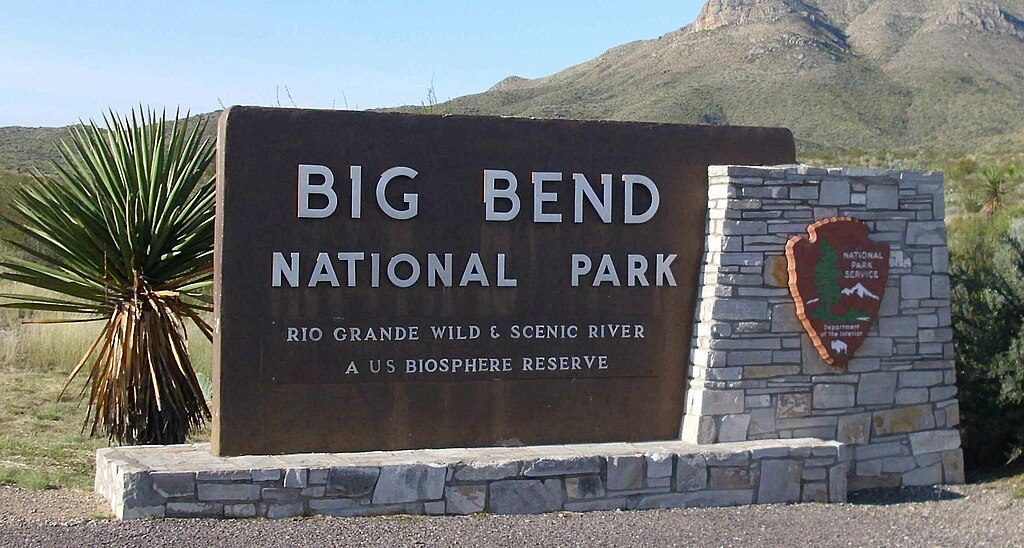 Persimmon Gap Entrance Sign, Big Bend National Park