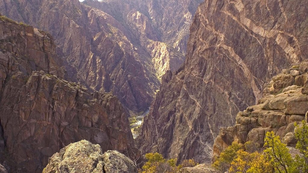 Painted Wall View, Black Canyon of the Gunnison National Park