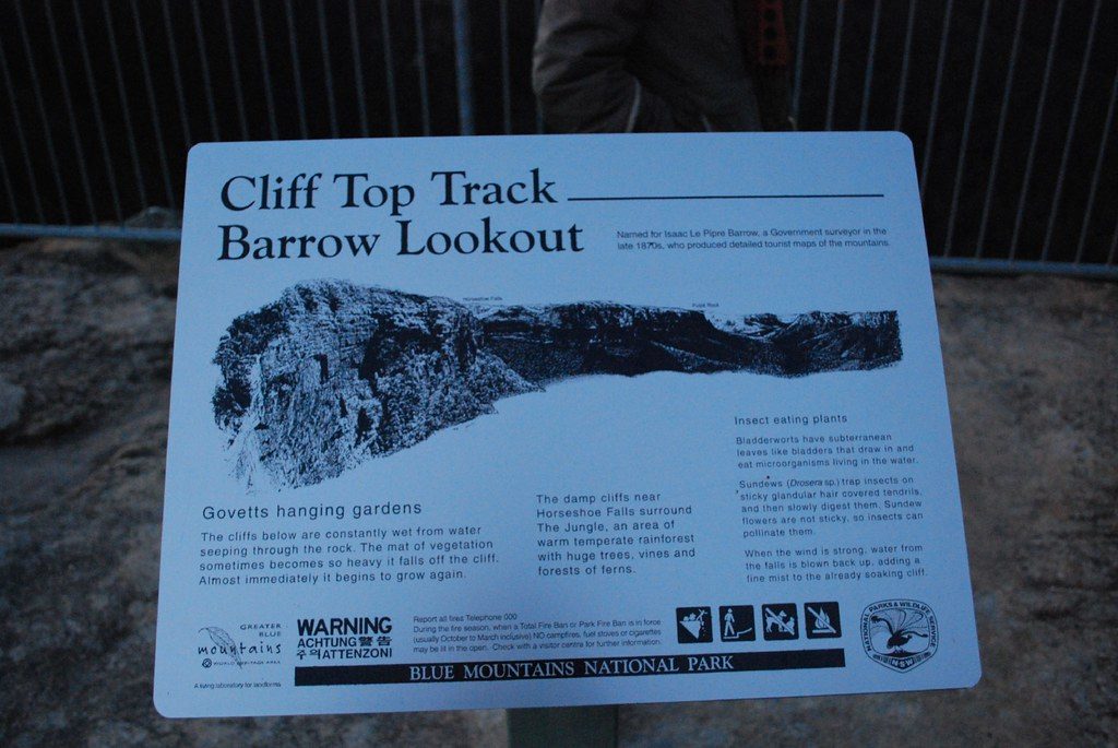 Barrow Lookout, Blue Mountains National Park
