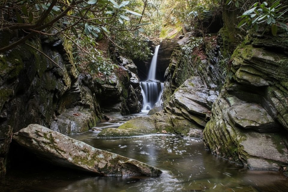 Duggers Creek Falls, Blue Ridge Parkway