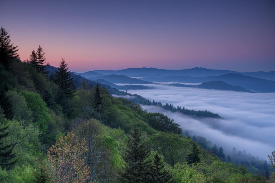 Oconaluftee Overlook, Blue Ridge Parkway