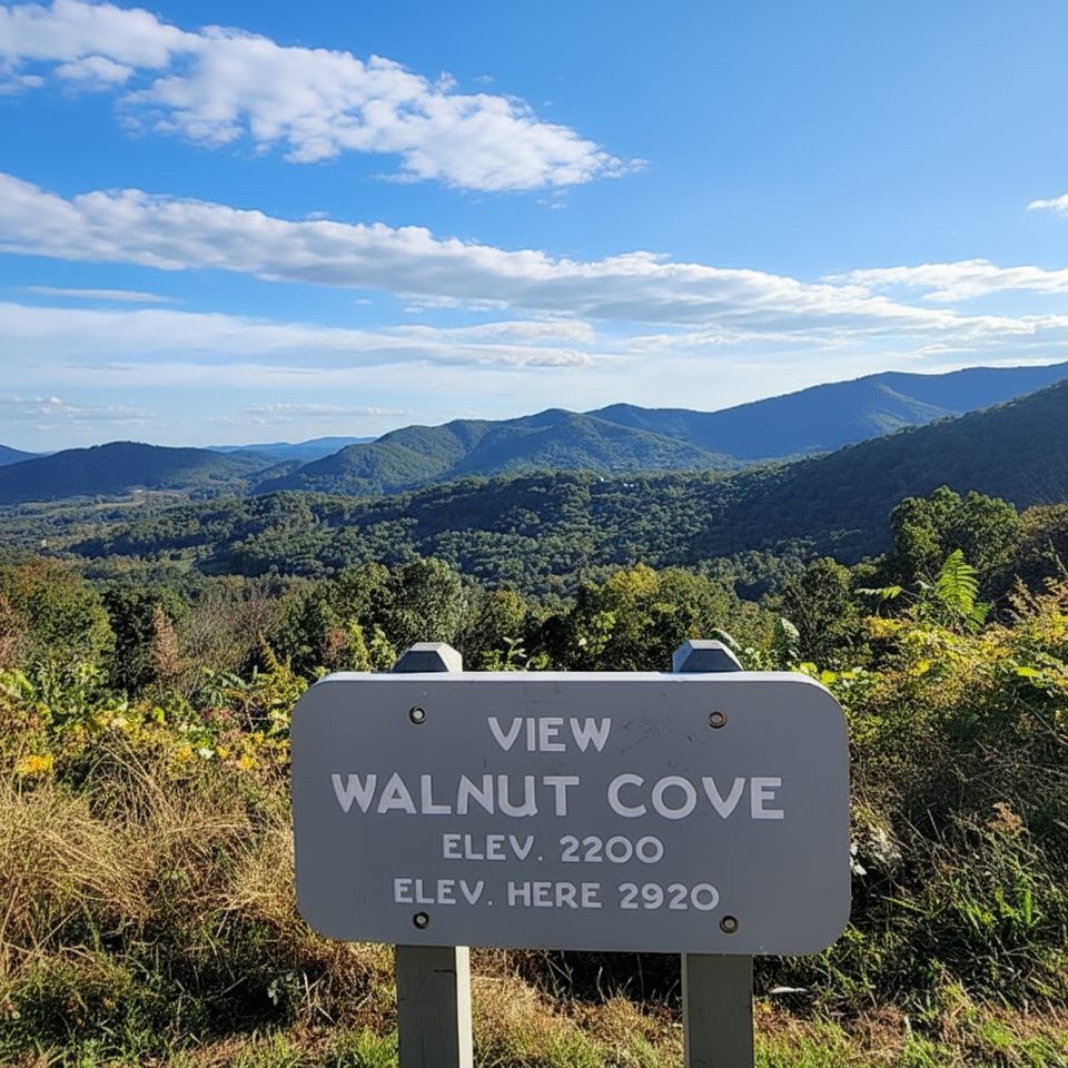 Walnut Cove Overlook, Blue Ridge Parkway