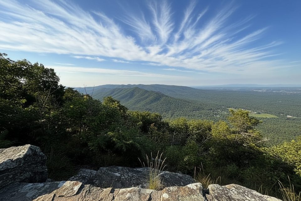 Singecat Ridge Overlook (MP 345.3), Blue Ridge Parkway