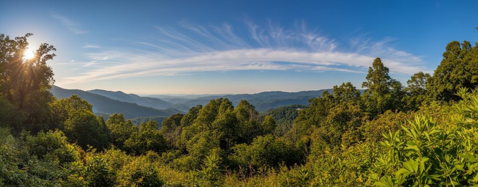 Grandview Overlook, Blue Ridge Parkway