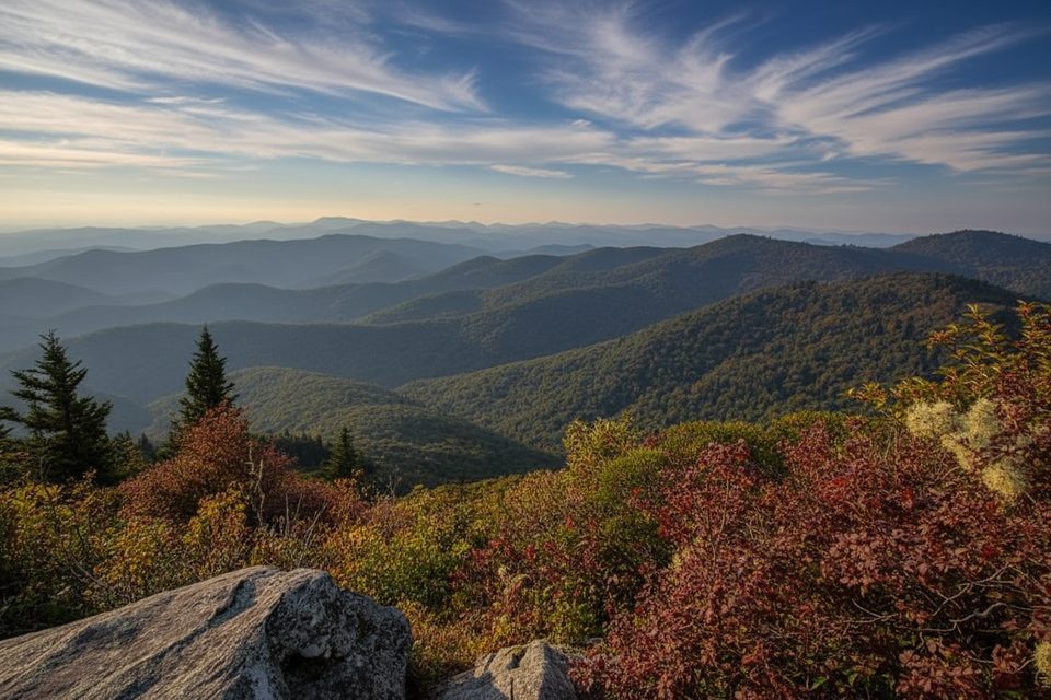 Roy Taylor Forest Overlook (MP 433.3), Blue Ridge Parkway
