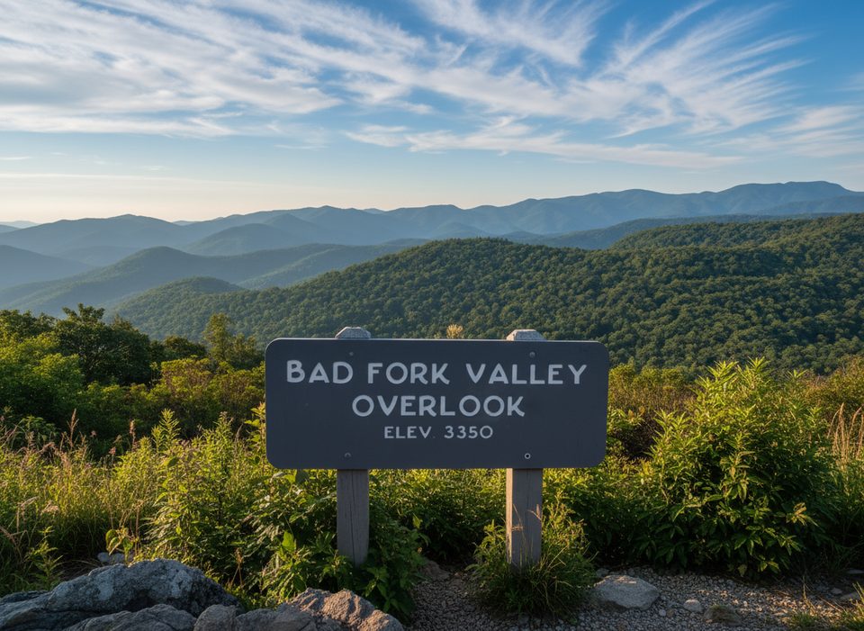 Bad Fork Valley Overlook (MP 399.7), Blue Ridge Parkway