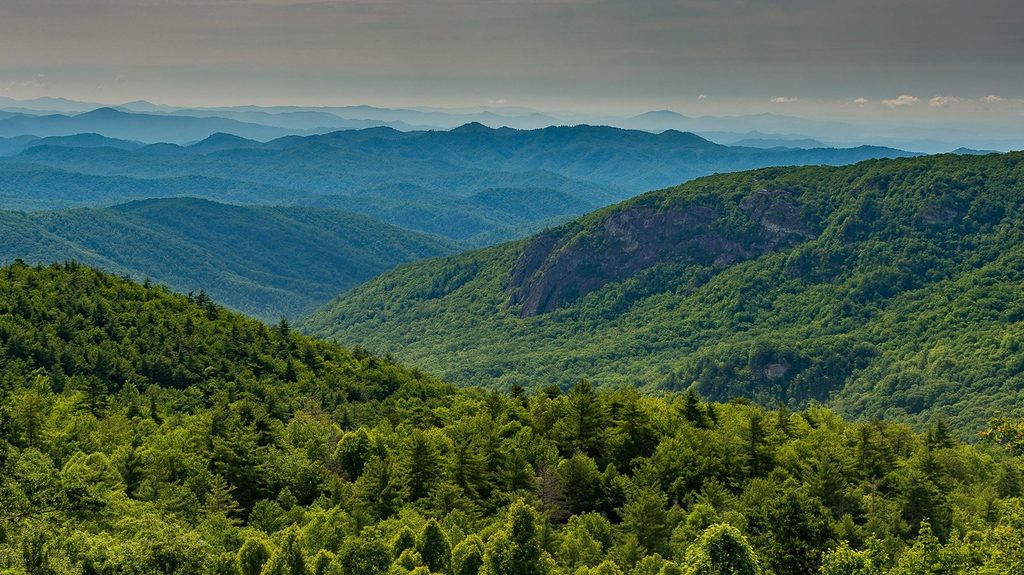 Lost Cove Cliffs Overlook (MP 310), Blue Ridge Parkway