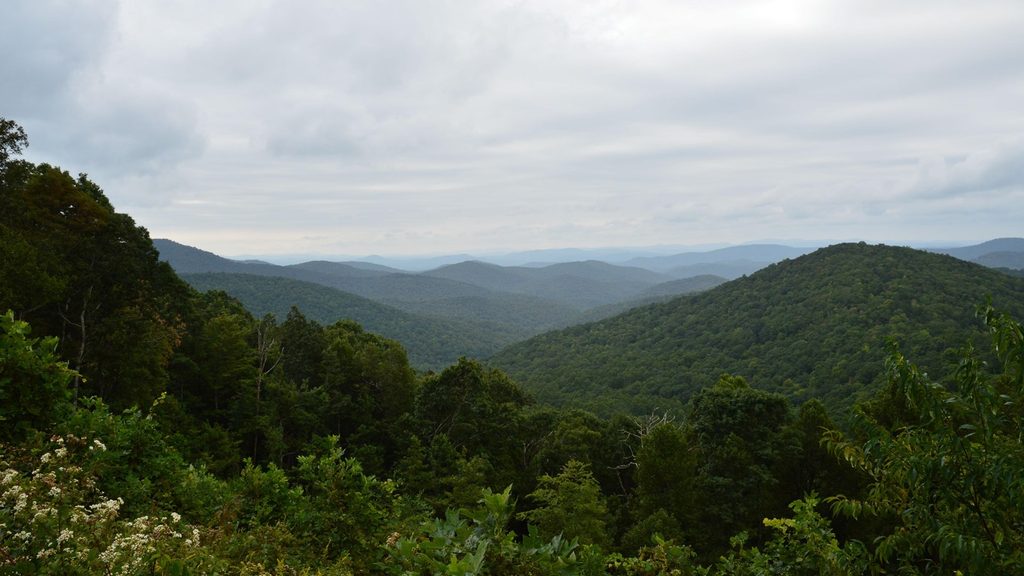 Beaver Dam Gap Overlook (MP 401.7), Blue Ridge Parkway