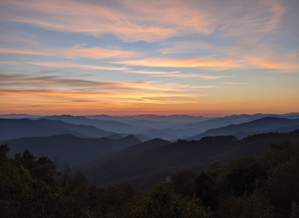 Thunderstruck Overlook (MP 454.4), Blue Ridge Parkway