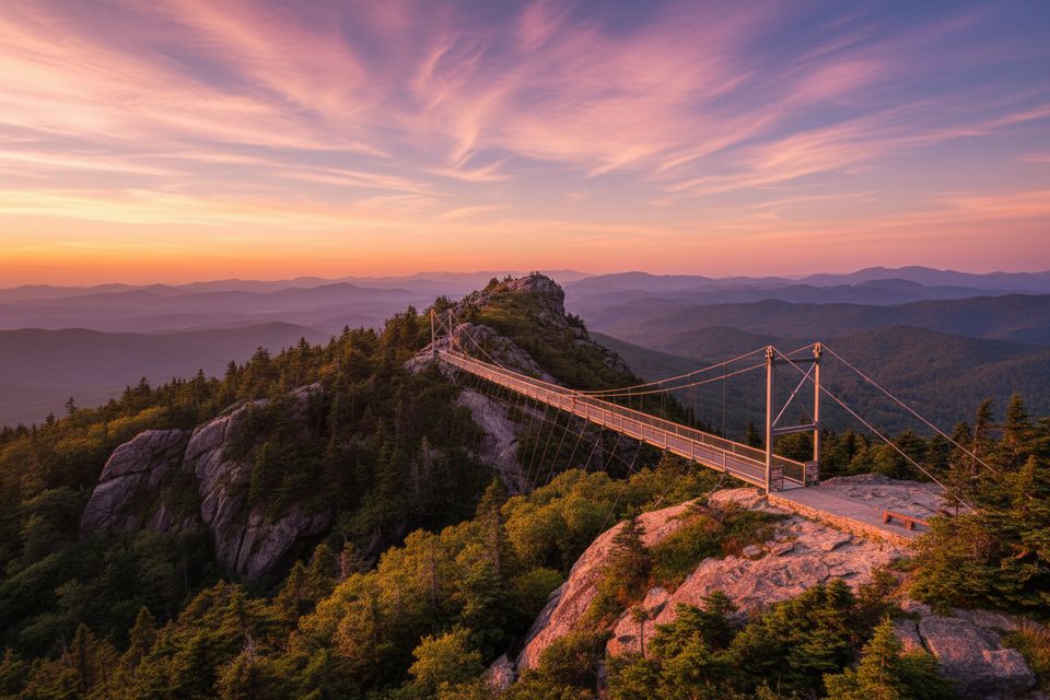 Mile High Swinging Bridge, Blue Ridge Parkway