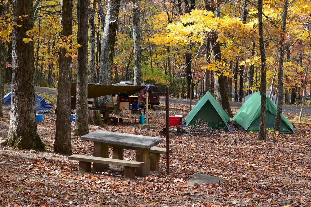 Peaks of Otter Campground, Blue Ridge Parkway