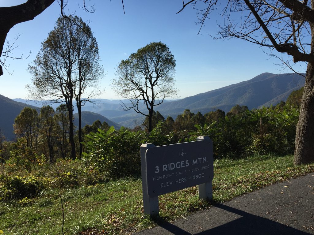 3 Ridges Mountain Overlook, Blue Ridge Parkway