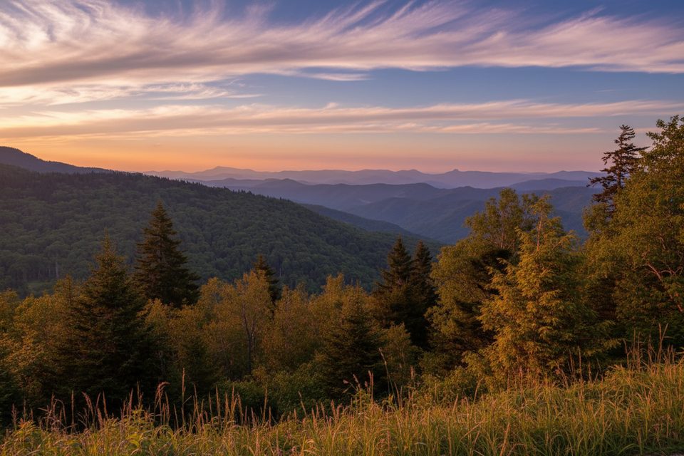 Ridge Junction Overlook (MP 355.3), Blue Ridge Parkway
