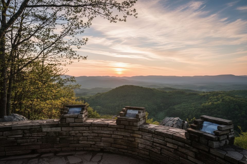 Roanoke Mountain Overlook, Blue Ridge Parkway