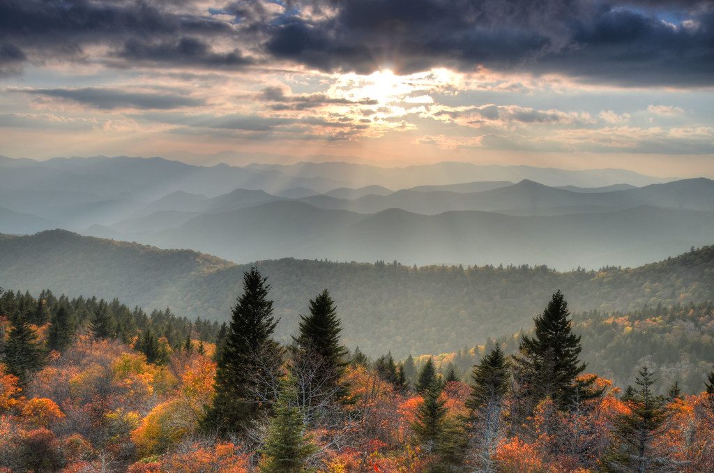Cowee Mountains Overlook, Blue Ridge Parkway