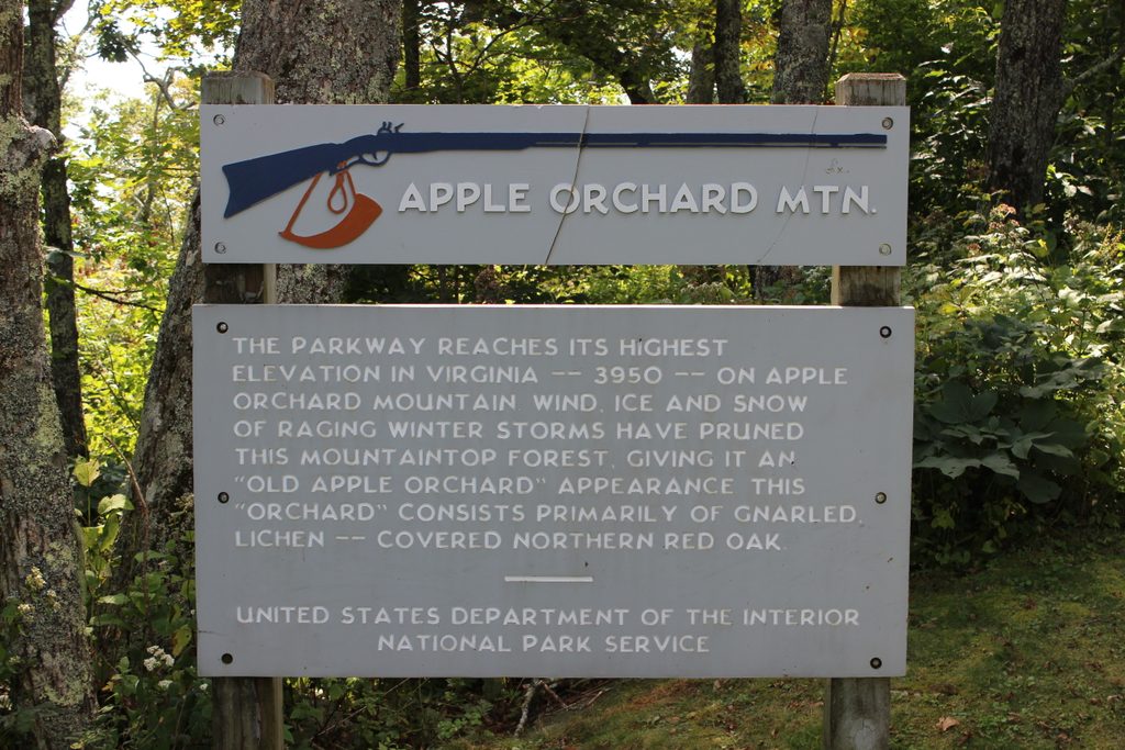 Apple Orchard Mountain Overlook, Blue Ridge Parkway