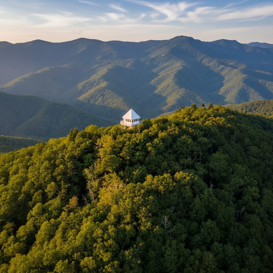 Green Knob Observation Tower, Blue Ridge Parkway