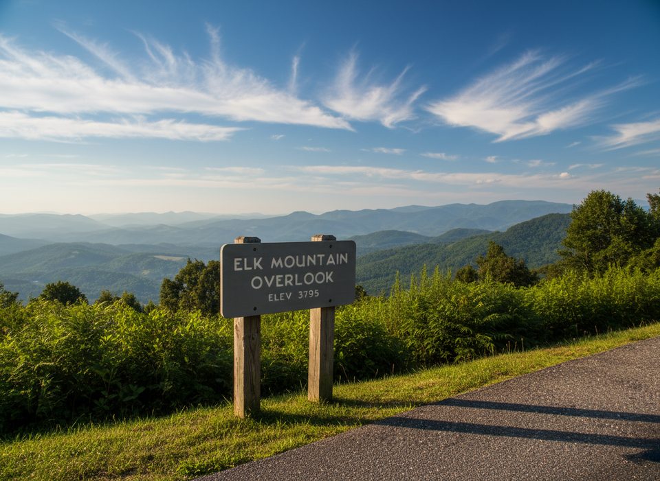 Elk Mountain Overlook, Blue Ridge Parkway