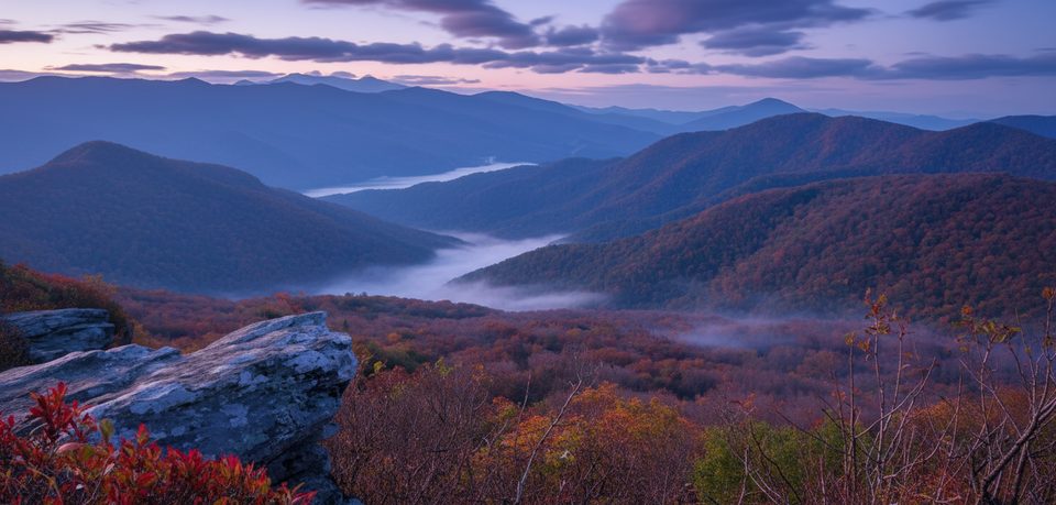 Craggy Pinnacle Overlook, Blue Ridge Parkway