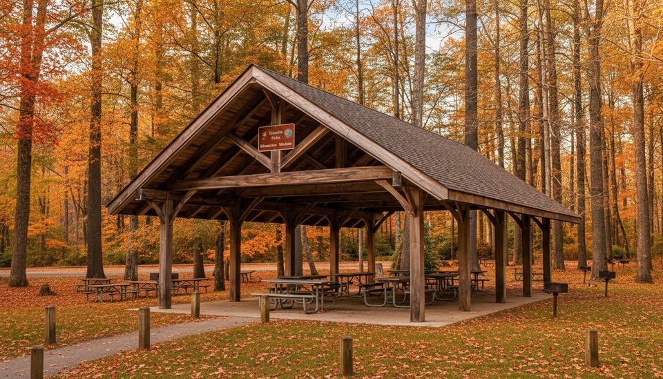 Linville Falls Picnic Area, Blue Ridge Parkway