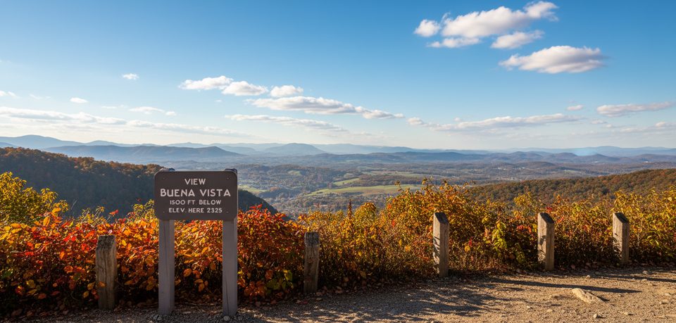Buena Vista Overlook, Blue Ridge Parkway