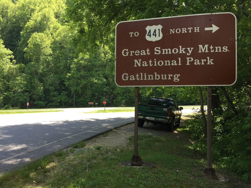 Great Smoky Mountains National Park Entrance, Blue Ridge Parkway