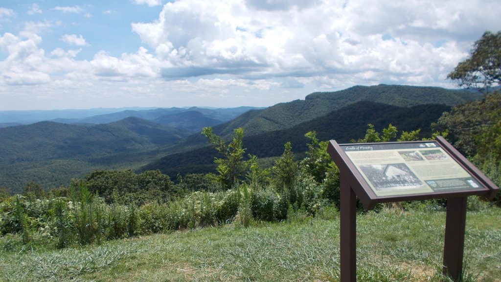 The Cradle of Forestry Overlook (MP 411.0), Blue Ridge Parkway