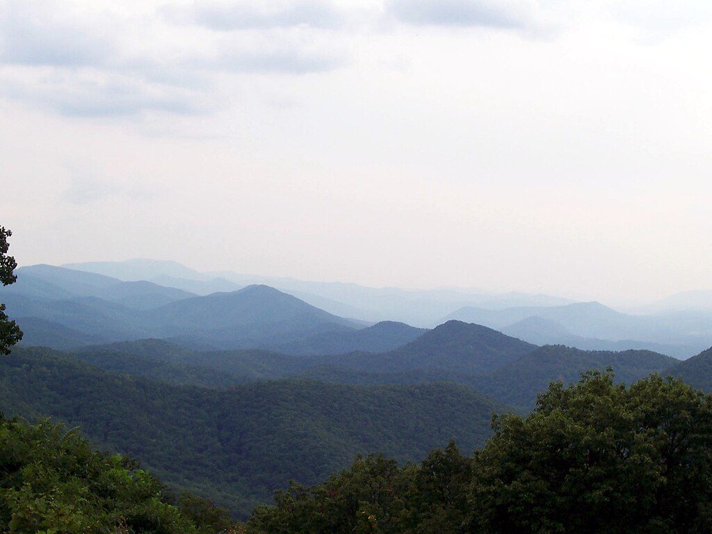 Chimney Rock Mountain Overlook, Blue Ridge Parkway