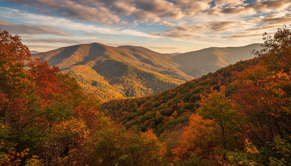 Cove Field Ridge Overlook, Blue Ridge Parkway