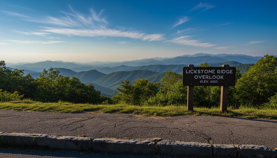 Lickstone Overlook (MP 458.9), Blue Ridge Parkway