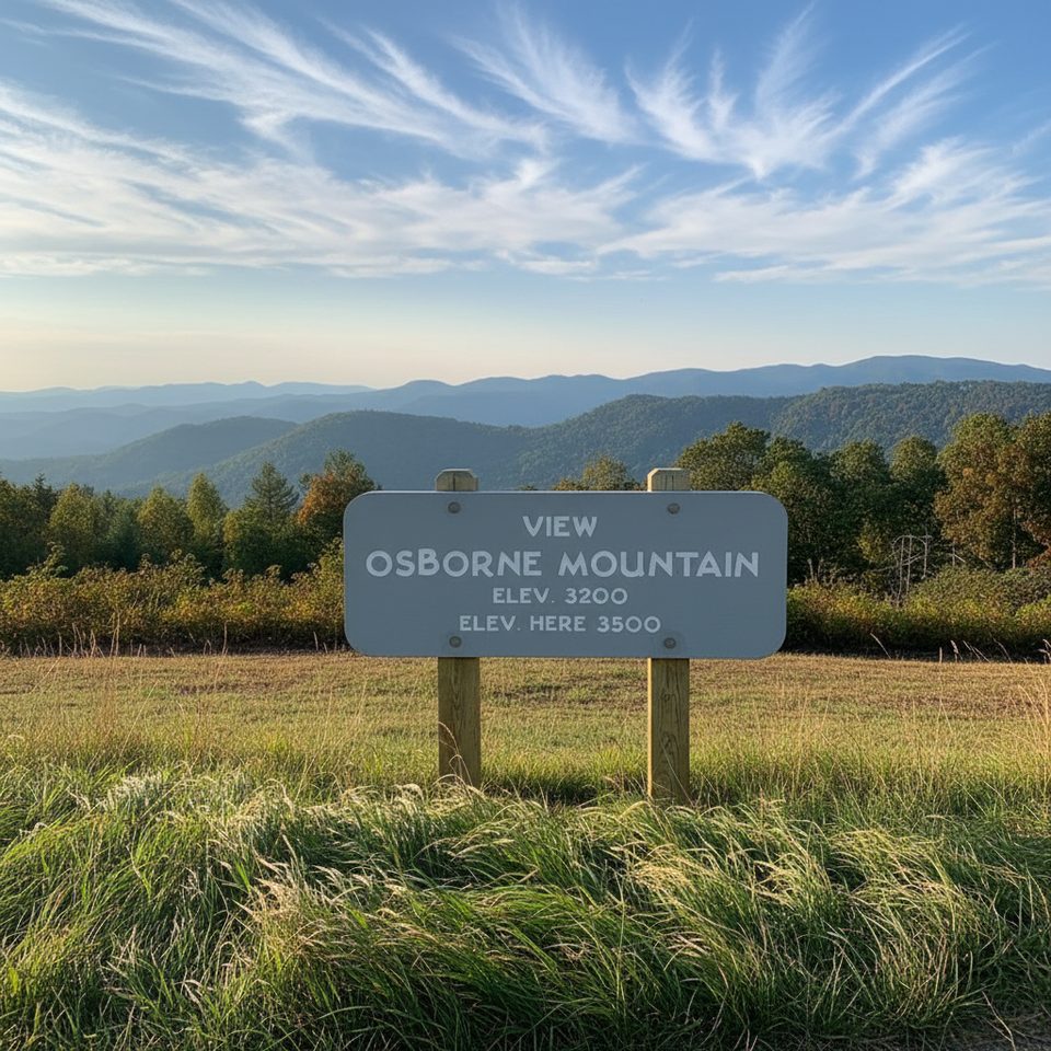 Osborne Mountain Overlook, Blue Ridge Parkway