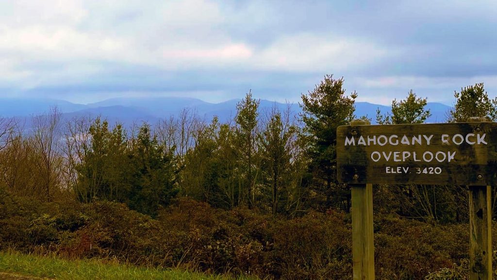 Mahogany Rock Overlook, Blue Ridge Parkway