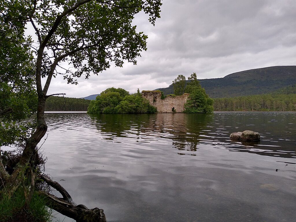 Loch an Eilein castle, Cairngorms National Park