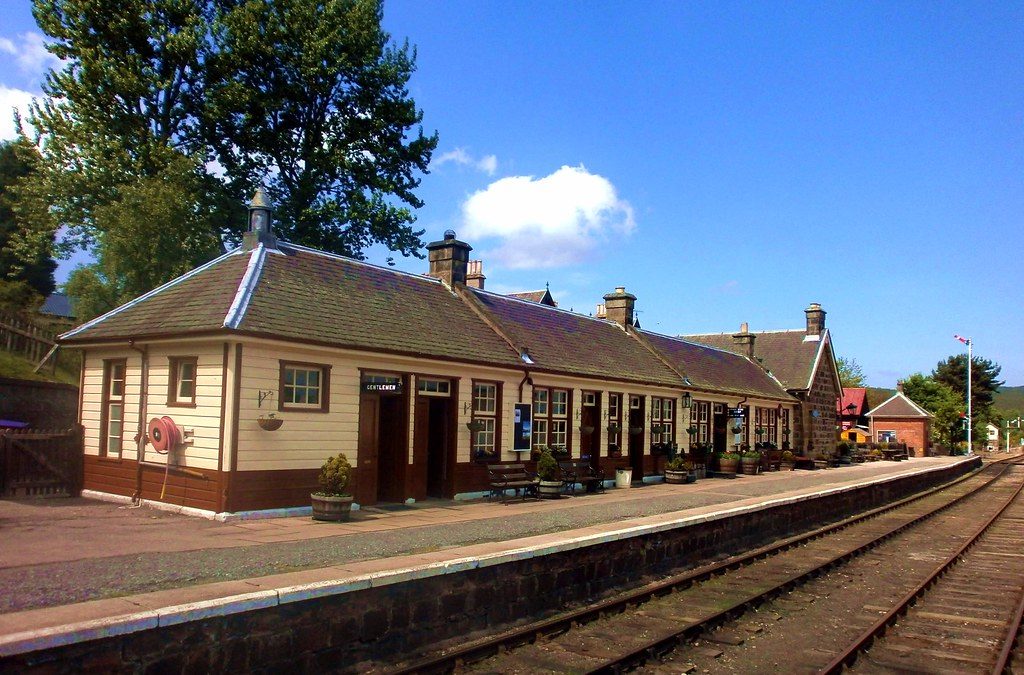 The Boat of Garten Steam Railway Station, Cairngorms National Park