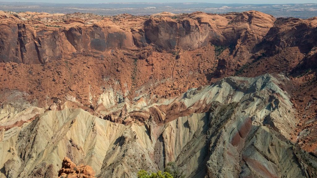 Upheaval Dome first overlook, Canyonlands National Park